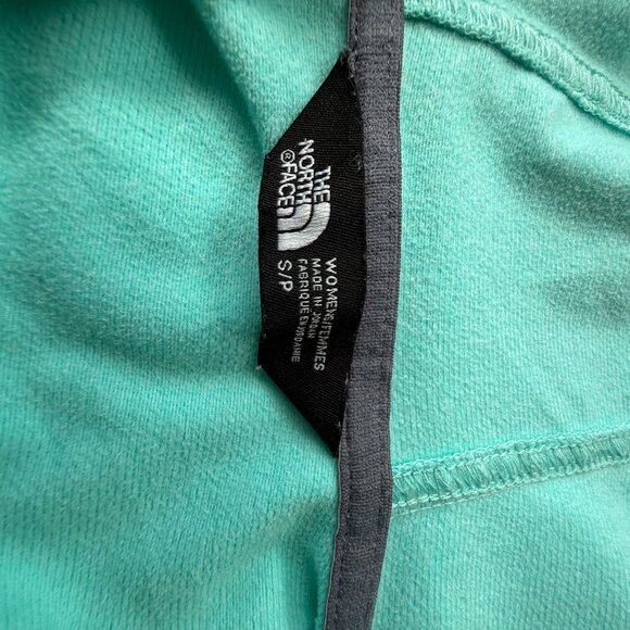 The North Face Turquoise Full Zip Hoodie Lightweight Jacket Women’s Small - Picture 6 of 8